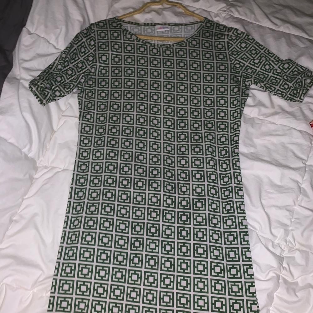 Olive green LulaRose Julia Dress
